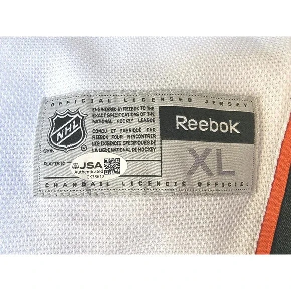 Signed Ryan Getzlaf Anaheim Ducks Away Jersey XL Reebok NHL Hockey New JSA COA